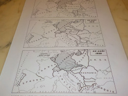 PLAN CARTE TRANSFORMATION DE L EUROPE 1939 - 1939-45