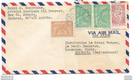 99 - 3 - Enveloppe Envoyée De Dharan En Suisse - Arabie Saoudite