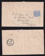 Trinidad 1898 Cover NOTTING HILL England - Trinidad & Tobago (...-1961)