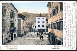 Montenegro: Cattaro (Kotor), Piazza D'armi / Waffenplatz  1905 - Montenegro