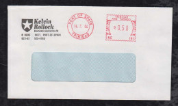 Trinidad 1994 Meter Cover 50c PORT OF SPAIN Local Use KELVIN ROLLOCK INSUREANCE - Trindad & Tobago (1962-...)