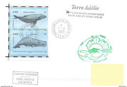 255 - 29 - Enveloppe TAAF Terre Adélie - Cachet Hivernage 2021 - Research Stations