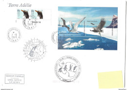 255 - 15 - Enveloppe TAAF Terre Adélie - Cachets Illustrés TA69 - Onderzoeksstations