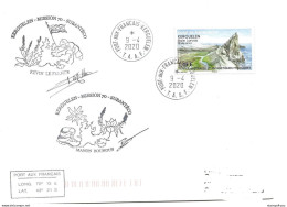 440 - 15 - Enveloppe TAAF Kerguelen - Cachets Illustrés Subantéco Mmission 70 - 2020 - Bases Antarctiques