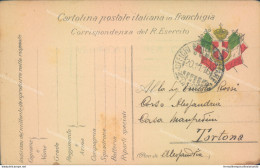 V404 Cartolina Postale In Franchigia Per Tortona Alessandria 1916 - Portofreiheit