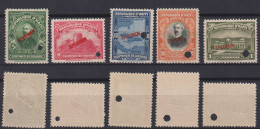 Haiti Mi# 245-49 ** MNH SPECIMEN Borno + Buildings 1924 - Haiti