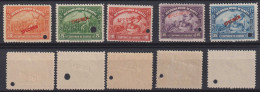 Haiti Mi# 240-44 ** MNH SPECIMEN Peace 1920 - Haïti