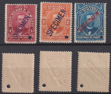 Haiti Mi# 132-34 ** MNH SPECIMEN Leconte 1912 - Haïti