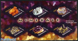Romania 2006 Minerals 6v M/s, Mint NH, History - Geology - Unused Stamps