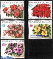 Mali 1971 Flowers 5v, Mint NH, Nature - Flowers & Plants - Mali (1959-...)