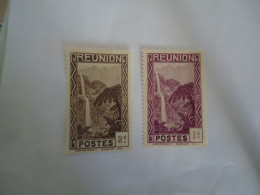 REUNION   MLN 2  STAMPS  FALLS - Altri & Non Classificati