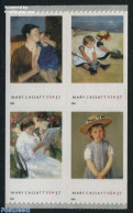United States Of America 2003 Mary Cassatt 2x4v (double Sided) S-a, Mint NH, Modern Art (1850-present) - Paintings - Ongebruikt