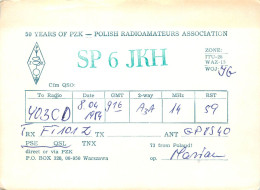 Polish Amateur Radio Station QSL Card Poland Y03CD SP6JKH - Radio Amateur