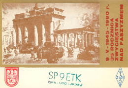 Polish Amateur Radio Station QSL Card Poland Y03CD SP9ETK - Radio Amateur