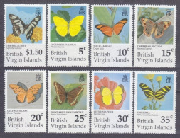 1991 British Virgin Islands 729-736 Butterflies 17,00 € - Vlinders