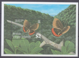 1991 British Virgin Islands 737/B67 Butterflies 10,00 € - Papillons