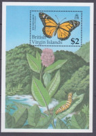 1991 British Virgin Islands 738/B68 Butterflies 10,00 € - Papillons