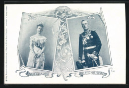 AK Koningin Wilhelmina & Hertog Hendrik Von Den Niederlanden  - Royal Families