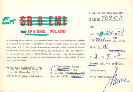 Polish Amateur Radio Station QSL Card Poland Y03CD SP9EMI - Amateurfunk