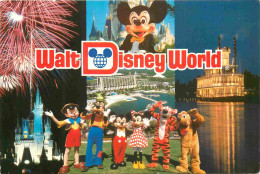 Parc D'Attractions - Walt Disney World Orlando - Multivues - Pinocchio - Dingo - Mickey - Minnie - Tigrou - Pluto - CPM  - Disneyworld