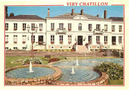 91 - Viry-Chatillon - Hotel De Ville - Jets D'eau - Fleurs - Flamme Postale - CPM - Voir Scans Recto-Verso - Viry-Châtillon