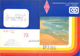 Polish Amateur Radio Station QSL Card Poland SP2IWA - Amateurfunk