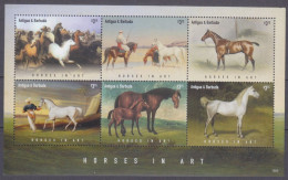 2015 Antigua And Barbuda 5253-5258KL Horses  17,00 € - Paarden