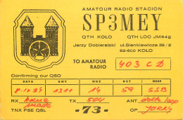 Polish Amateur Radio Station QSL Card Poland SP3MEY - Radio Amatoriale