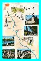 A951 / 367 CARTE GÉOGRAPHIQUE La Route Buissonniere - Grandis - Chatillon - Lyon - Carte Geografiche