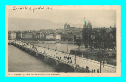 A941 / 341 Suisse GENEVE Pont Du Mont Blanc Et Cathedrale - Genève