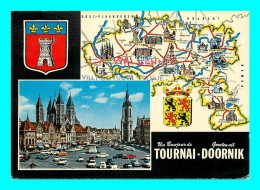 A948 / 555 TOURNAI Carte Geographique Multivues ( Voiture ) - Tournai