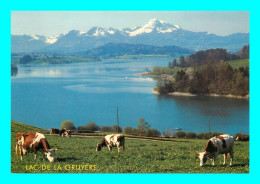 A948 / 497 Suisse Lac De La Gruyere Avec Les Préalpes ( Vache ) - Realp