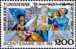Tunisie (Rep) Poste N** Yv: 836 Mi  895  Bicentenaire Des USA (Thème) - Indépendance USA