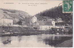 27 - EURE -  ACQUIGNY PRES DE LOUVIERS - VUE SUR L'EURE - LAVOIR - Acquigny