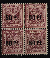 Württemberg Dienst 255 Postfrisch 4er Block #IK406 - Mint