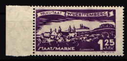 Württemberg 279 Postfrisch Vom Rand #IK484 - Mint