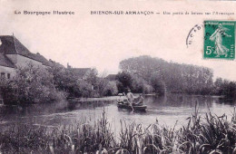 89 - Yonne - BRIENON Sur ARMANCON -  Une Partie De Bateau Sur L'Armancon - Brienon Sur Armancon