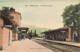 Delcampe - Voiron Interieur De La Gare Edition Duse - Voiron