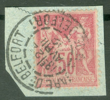 104 Ob TB  Cad Gare De Belfort  - 1898-1900 Sage (Type III)