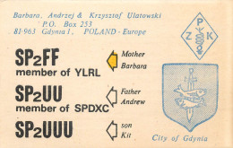 Polish Amateur Radio Station QSL Card Poland Y03CD SP2FF - Radio Amateur