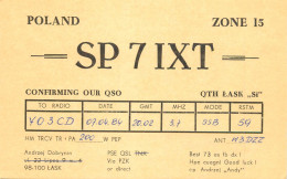 Polish Amateur Radio Station QSL Card Poland Y03CD SP7IXT - Radio Amateur