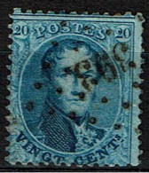 15A  Obl  LP 393 Wavre  + 5 - 1863-1864 Medaillen (13/16)