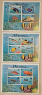 Mauritius 2000 - Mi-Nr. Block 23-25 ** - MNH - Fische / Fish - Maurice (1968-...)