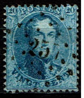 15A  Obl LP 257 Mouscron + 8 - 1863-1864 Medaglioni (13/16)