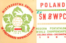 Polish Amateur Radio Station QSL Card Poland Y03CD SN0WPC - Radio Amateur