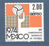 Mexique, Mexico, **, Yv PA 373, Mi 1431, Volley-ball, - Voleibol