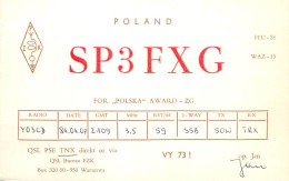 Polish Amateur Radio Station QSL Card Poland Y03CD SP3FXG - Radio Amatoriale