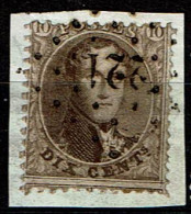 14A  Obl  LP 221 Lodelinsart + 5 - 1863-1864 Medaillons (13/16)