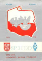 Polish Amateur Radio Station QSL Card Poland Y03CD SP3FDD - Amateurfunk