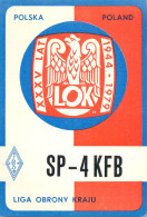 Polish Amateur Radio Station QSL Card Poland Y03CD SP4KFB - Radio Amatoriale